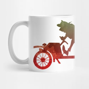 Toad Inspired Silhouette Mug